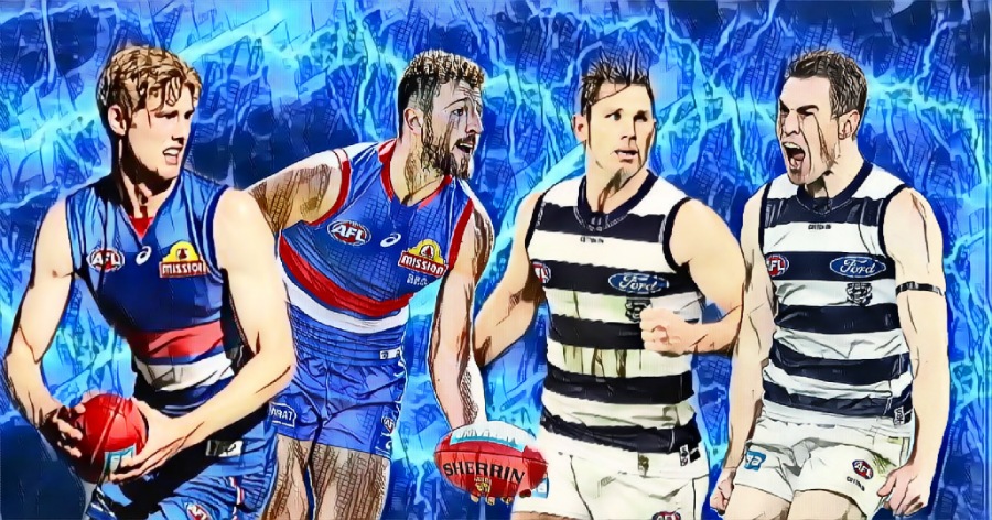 AFL 2023 Round 12 - Western Bulldogs v Geelong